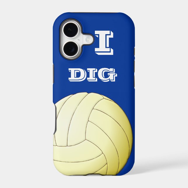 I DIG  VOLLEYBALL iPhone 5 Case (Back)