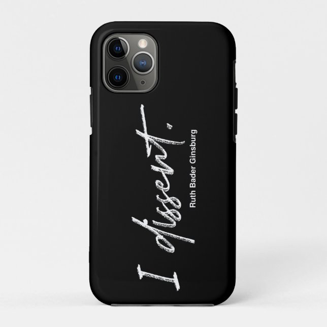 I dissent. Ruth Bader Ginsburg Case-Mate iPhone Case (Back)