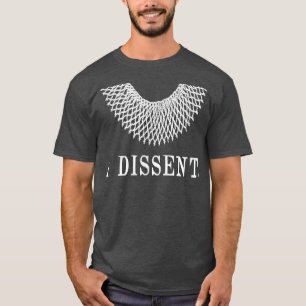 I Dissent with Lace Collar T-Shirt