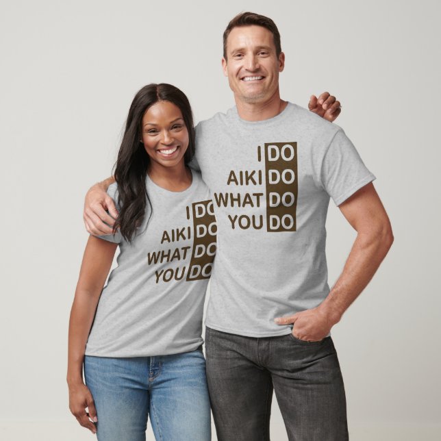 I Do Aikido... Raglan T-Shirt (Unisex)