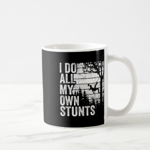 I Do All My Own Stunts Arborist Mens Vintage Tree Coffee Mug