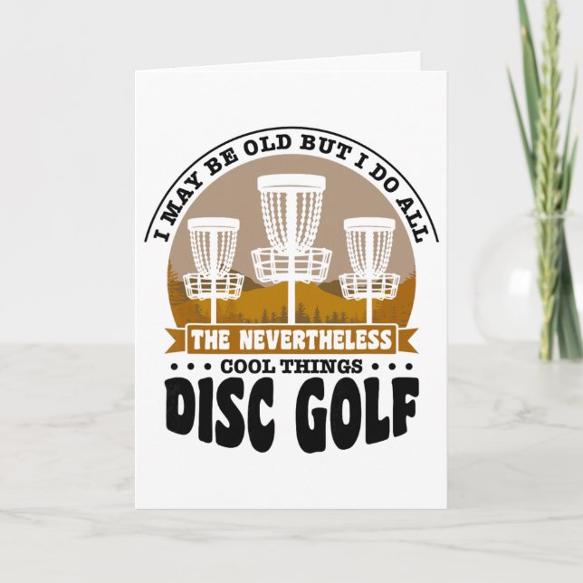 I Do All The Nevertheless Cool Things Disc Golf _1 Card (Front)