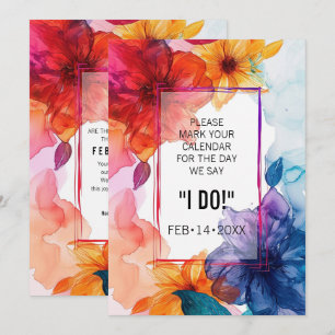 I DO! Anemone Dreamscape Save The Date