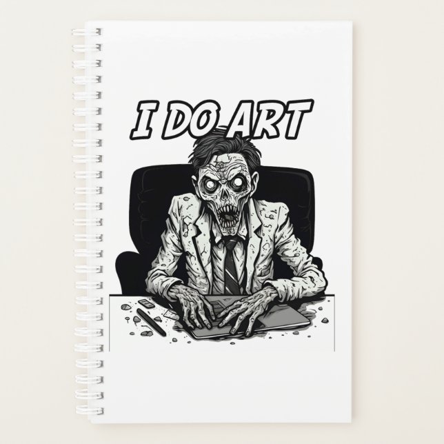 I do art comic zombie planner (Front)