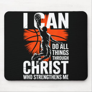 I Do Basketball Can All Things Through Mouse Pad