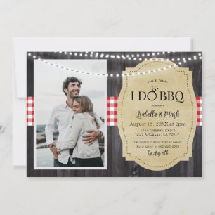 I Do BBQ Barbecue Bridal Shower Invitation