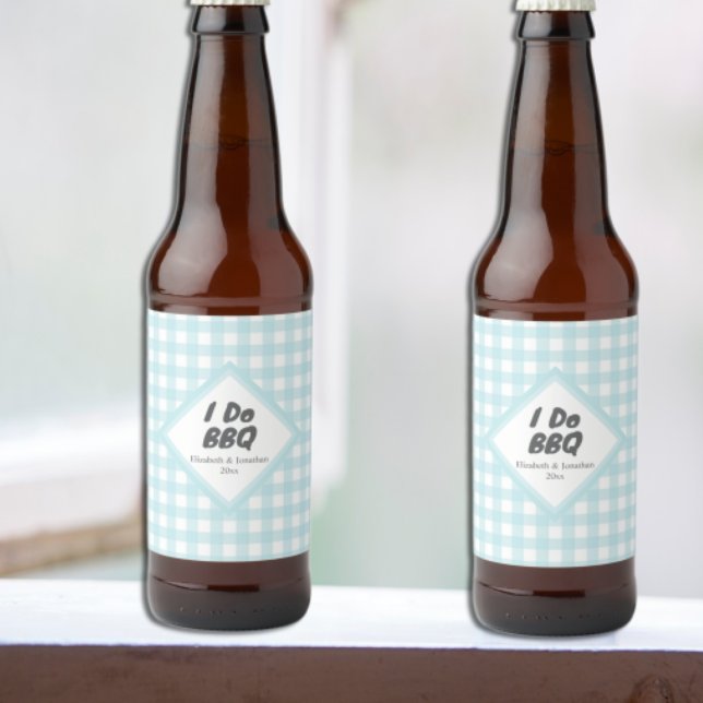 I Do BBQ Beer Bottle Label (Creator Uploaded)