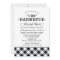 I Do BBQ Black Gingham Wedding Rehearsal Dinner