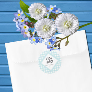 I Do BBQ Classic Round Sticker