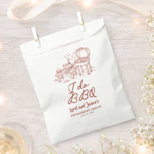 I Do BBQ Couple Shower Engagement Favour Bag
