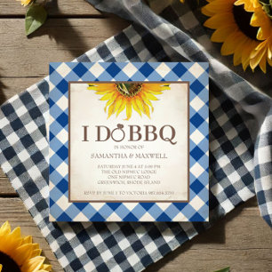 I Do BBQ Couples Shower Invitation