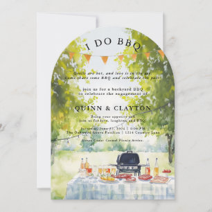 I Do BBQ Engagement Celebration Invitation