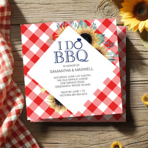 I Do BBQ Engagement Party Invitation