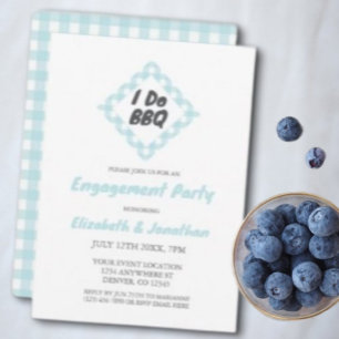 I Do BBQ Engagement Party Invitation