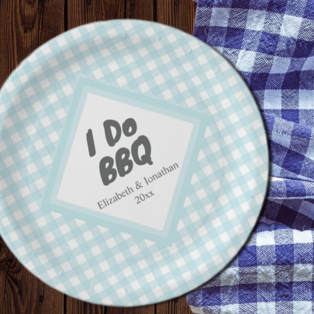 I Do BBQ Paper Plate (Creator Uploaded)