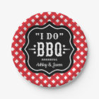I Do BBQ Red Gingham Wedding