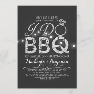 I do BBQ rehearsal dinner invitation