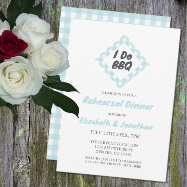 I Do BBQ Rehearsal Dinner Invitation (Creator Uploaded)