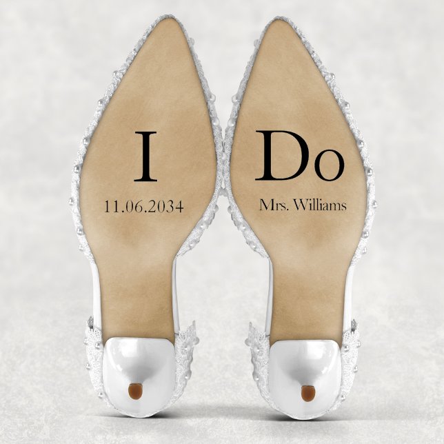 I Do Bride Wedding Shoes Custom Vinyl Sticker (I Do Bride Wedding Shoes Custom Vinyl Sticker
)