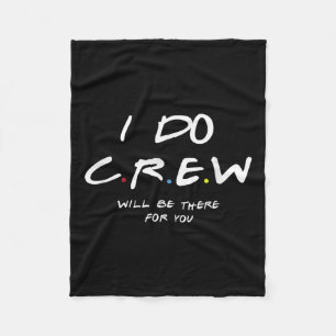 I Do Crew Bachelorette Party Men & Women Fleece Blanket