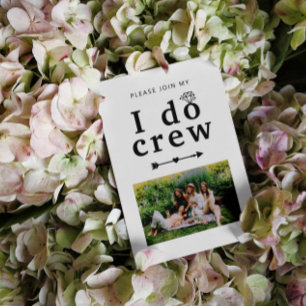 I Do Crew Will You Be My Bridesmaid? Invitation
