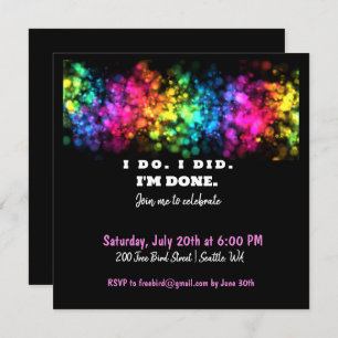 I Do. I Did. I'm Done, Funny and Colourful Divorce