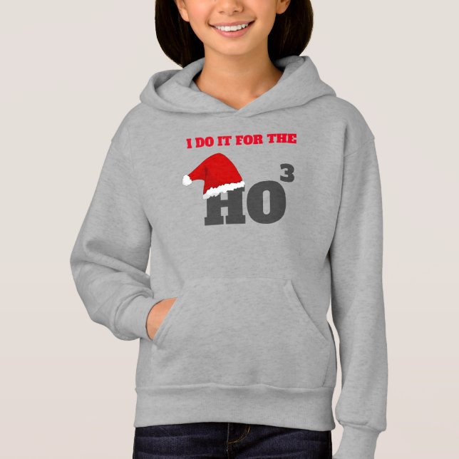 I do it for the ho ho ho funny christmas cap text  (Front)