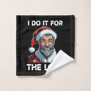 I Do It For The Lord Christian Christmas Gift Wash Cloth