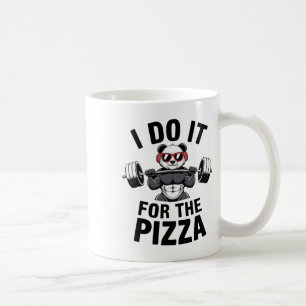 I Do It For The Pizza Barbell Bodybuilders Bodybui Coffee Mug