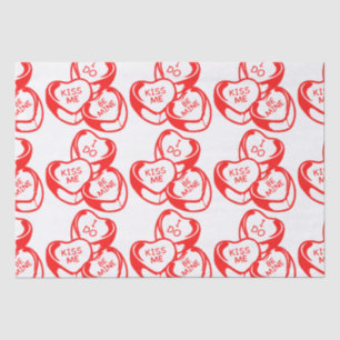 I Do Kiss Me Be Mine Valentine's Day Tissue Paper