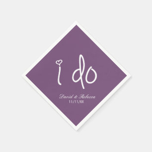 i do - lavender field napkin