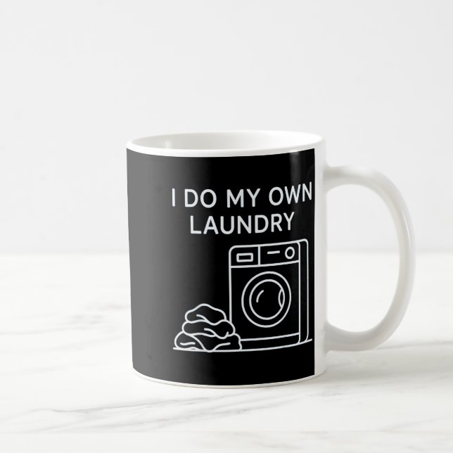 I Do My Own Laundry Minimal This Year Achievements Coffee Mug (Right)