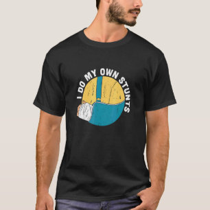 I Do My Own Stunt  Recovery Vintage Get Well Soon T-Shirt