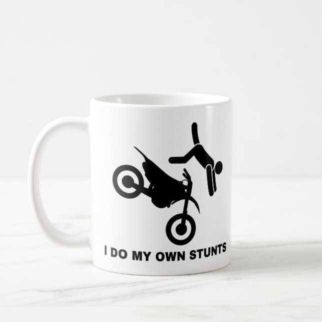 I Do My Own Stunts Coffee Mug (Left)