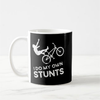 I Do My Own Stunts Cycling Accident Biker Get Well Coffee Mug