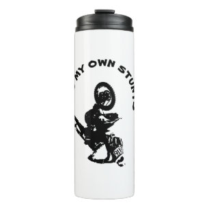 I DO MY OWN STUNTS INVERTED MOTOCROSS BIKE NUMBER THERMAL TUMBLER