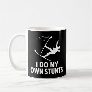 I do my own stunts-skiing Skiing Lover Coffee Mug