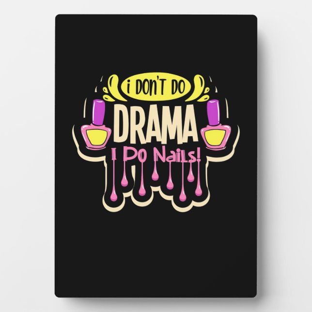 I Do Nails Plaque (Front)
