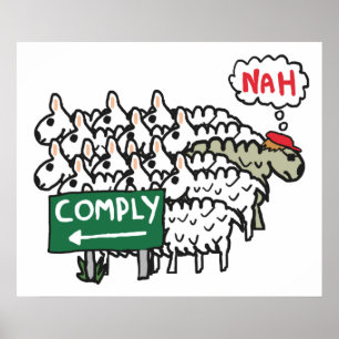 I Do Not Comply Poster