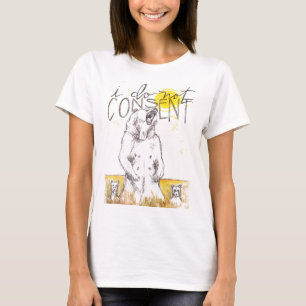 I DO NOT CONSENT Mama Bear Hind Legs T-Shirt