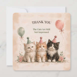 I Do Not Like My Birthday Party Thank You Card