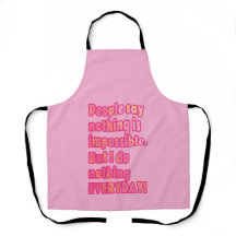 I do nothing everyday kitchen apron