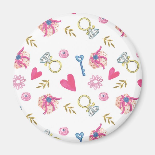 I Do Pattern II Magnet (Front)