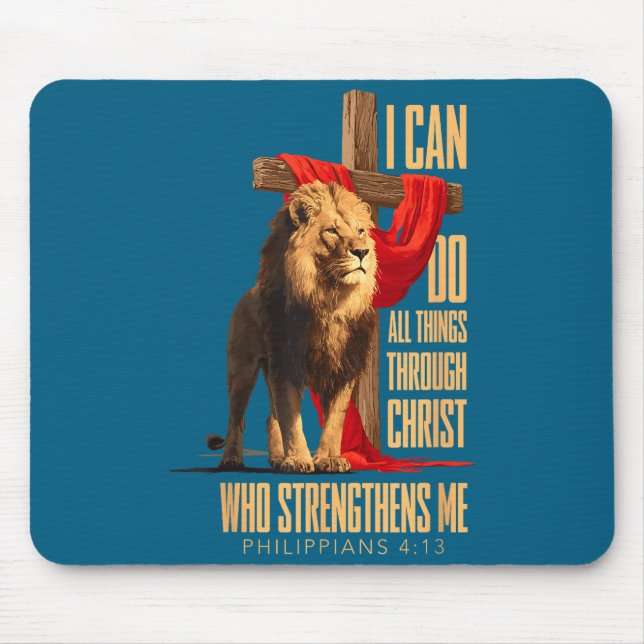 I Do Philippians 4 13 Can All Mouse Pad (Front)