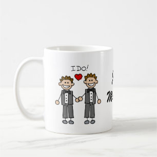 I Do Two grooms Coffee Mug