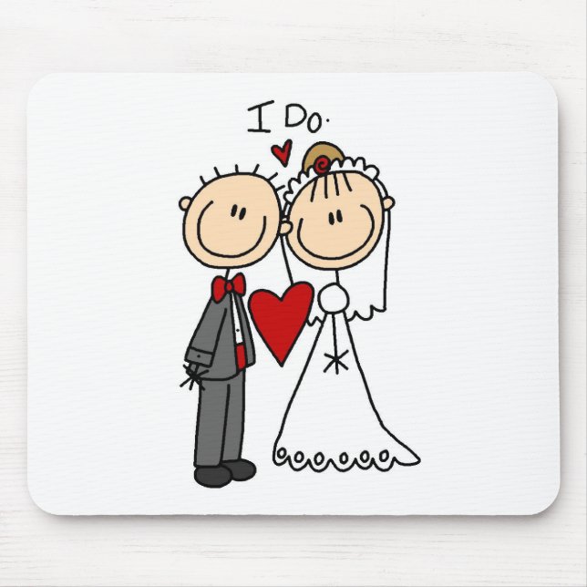 I Do Wedding Ceremony Mousepad (Front)