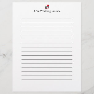 I Do Wedding Guest Book Pages