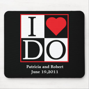 I Do Wedding Mouse Pad