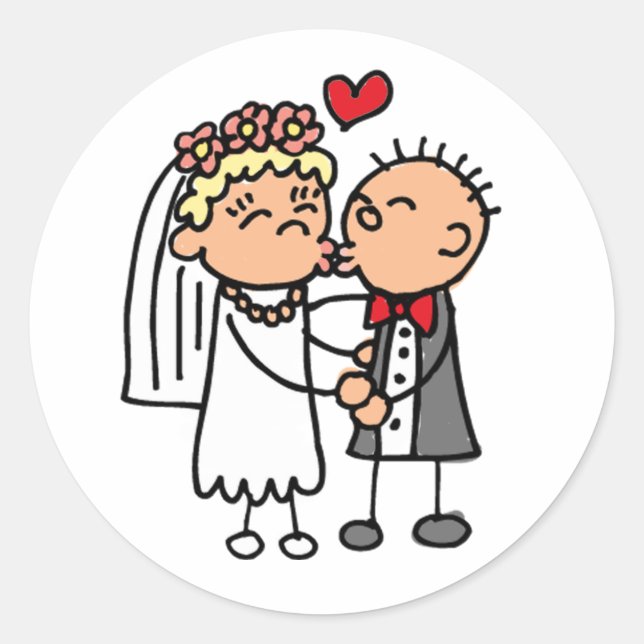 I Do Wedding Stickers (Front)
