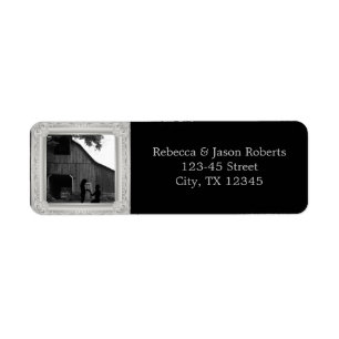 I do western country engagement party return address label